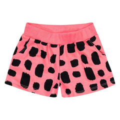 Conjunto Niña Verano Short Flores Rosa Estampado