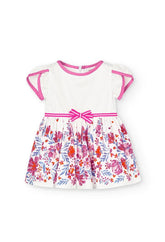 Vestido Saten Flores Boboli