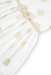 Vestido Saten Puntitos Golden Boboli