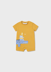 Pelele Estampado Cocodrilo Amarillo Mayoral