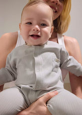 Pijama Sin Pie Bordado Patos Gris Mayoral