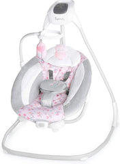 Silla Mecedora Eléctrica Rosa Búho Ingenuity Bebé