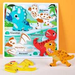 Rompecabezas Madera Montessori Figuras