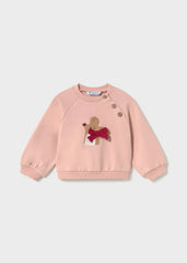 Conjunto 3 Piezas Chaleco Ovejero Rosa Mayoral detalle