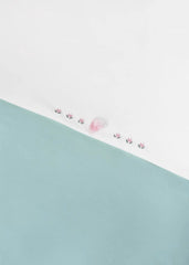 Cobija Algodón Bordado Flores Mayoral Detalle