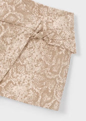 Falda Animal Print Café Mayoral detalle