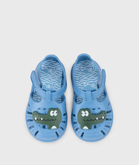 Sandalias Tobby Croco Azul Igor