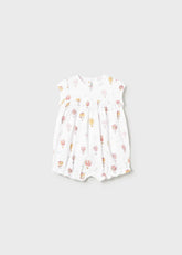 Pelele Estampado Globlos Blanco Mayoral