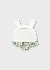 Conjunto Falda Margaritas Verde Mayoral