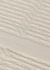 Cobija 100% Algodón Tejido Beige Mayoral detalle
