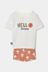 Conjunto Bermuda Estampado Hello Sol Boboli
