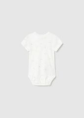 Body Manga Corta Osos Crudo Unisex Mayoral estilo