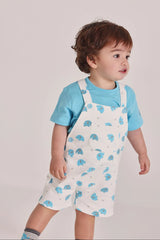 Conjunto Overol Bolsillo Elefante Azul Boboli