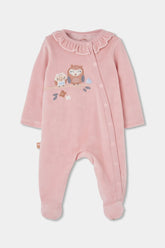 Pijama Buho Bordado Rosa Boboli