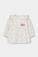 Vestido Pana Volantes Rosa Boboli