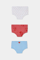 Set 3 Pantys Estampado Niña Corazón Boboli