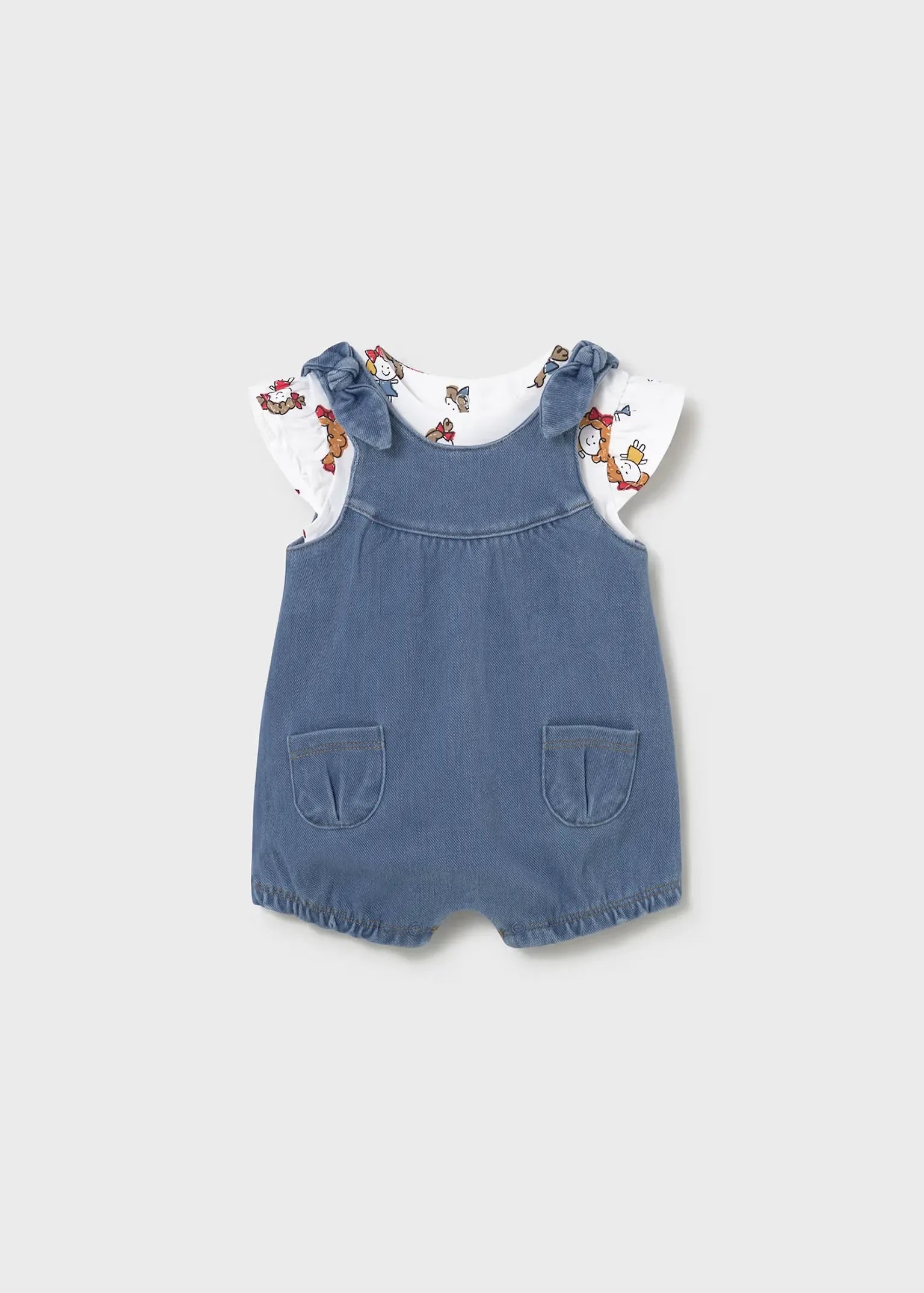 Conjunto Blusa y Braga Denim Mayoral