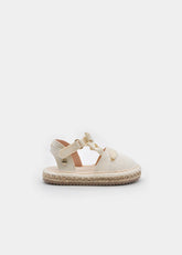 Sandalias Talon Yute Lazo Crudo Mayoral