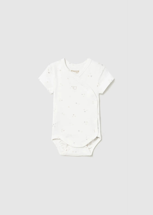 Body Manga Corta Osos Crudo Unisex Mayoral