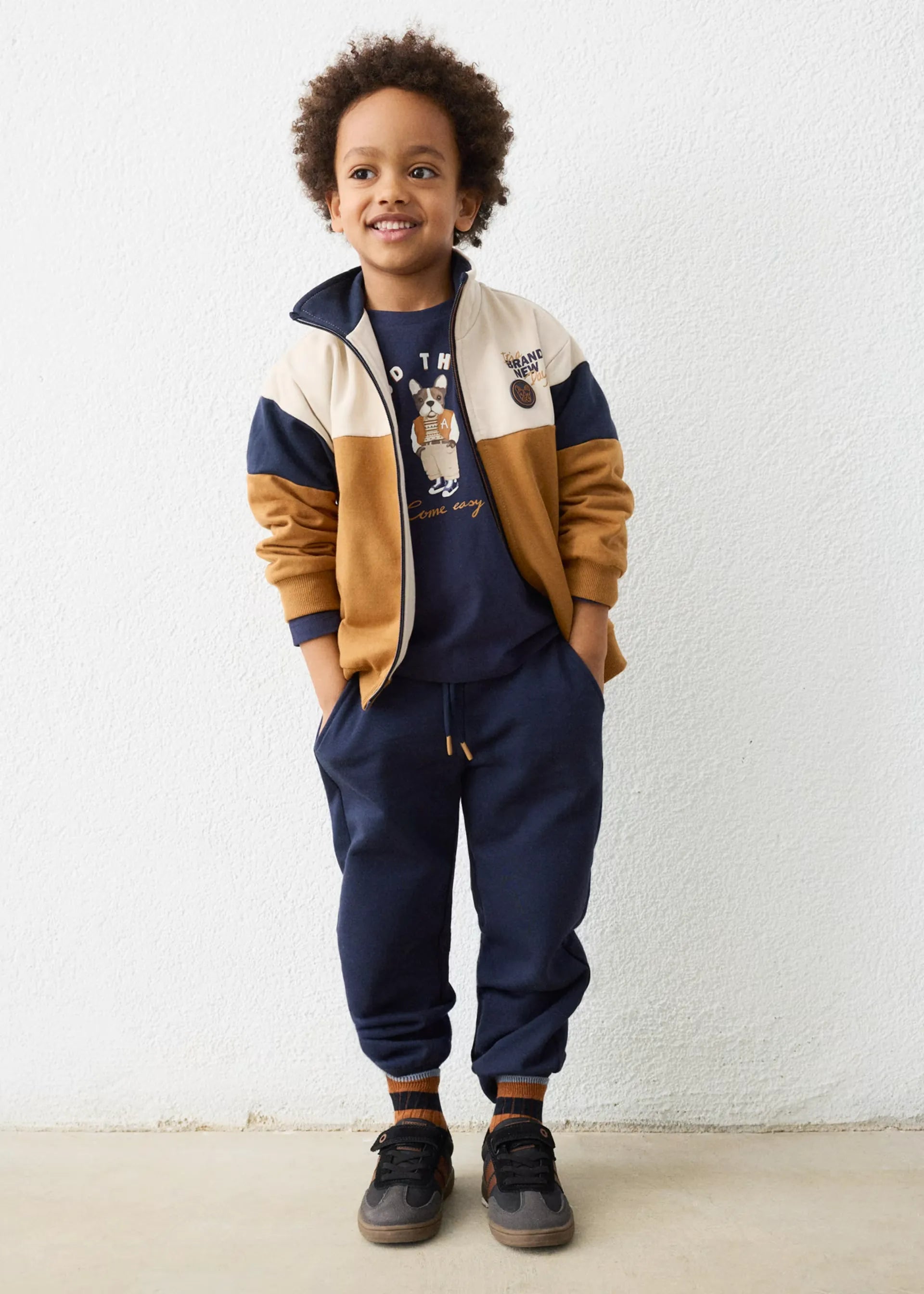 Conjunto Pantalon Combinado Navy Mayoral Modelo