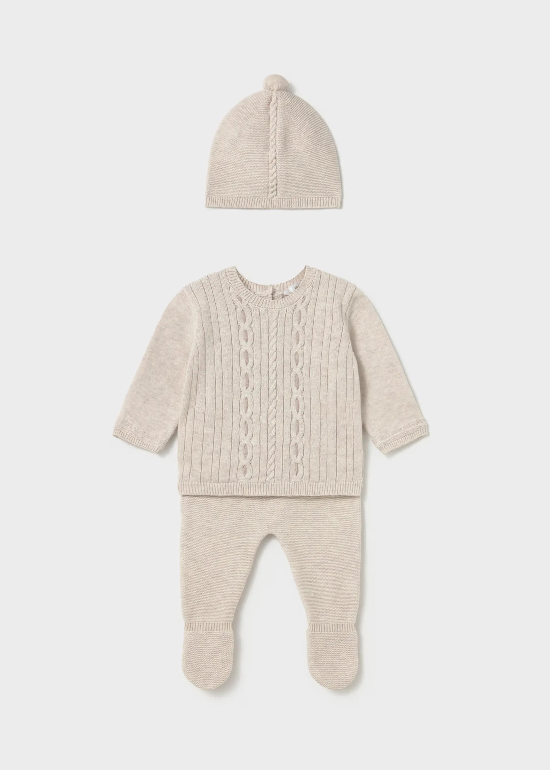 Primer Dia Tejido Tricot Beige Mayoral