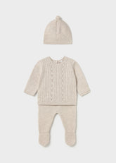Primer Dia Tejido Tricot Beige Mayoral