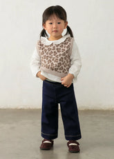 Conjunto Manga Larga Estilo Chaleco Animal Print Mayoral MODELO