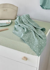 Muselina Flores Verde Menta Mayoral