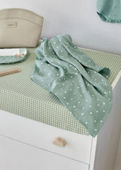 Muselina Flores Verde Menta Mayoral