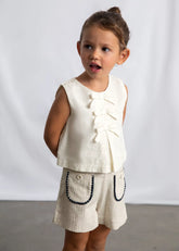 Short Detalle Bolsillos Beige Mayoral