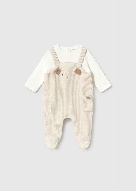 Enterizo Estilo Overol Oveja Beige Mayoral