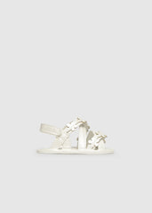Sandalias sin Suela Flores Blanco Mayoral