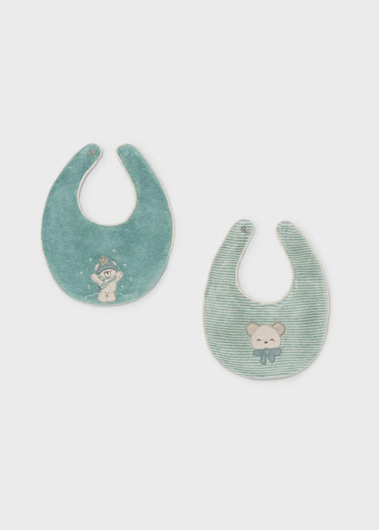 Set 2 Baberos Impermeables Mineral Verde Mayoral