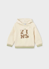 Saco Bordado Dino Combinado Beige Verde Mayoral