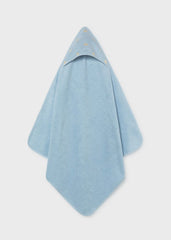 Toalla Capota 100% Algodón Bordado Azul Mayoral