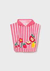 Toalla con Capota Frutas Fucsia Mayoral