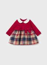 Vestido Cuadros Rojo Mayoral