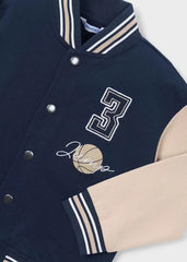 Chaqueta Bordado Combinado Navy Mayoral Detalle
