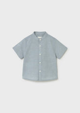 Camisa Cuello Mao Lino Jade Mayoral