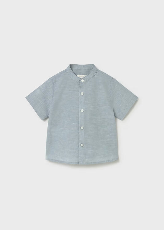 Camisa Cuello Mao Lino Jade Mayoral