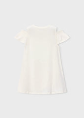 Vestido Estampado con Bolso Blanco Mayoral diseño