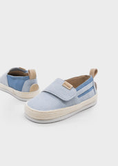 Alpargata Velcro Respetuosa Bebé Niño Azul Mayoral estilo