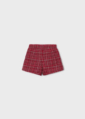 Short Tejido Tweed Rojo Mayoral Moda