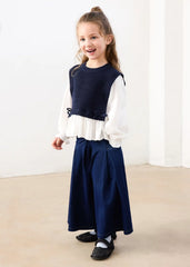 Blusa Estilo Chaleco Tricot Navy Mayoral diseño