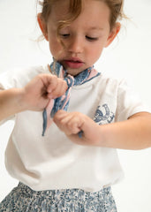 Blusa con Pañoleta Estampado Mayoral