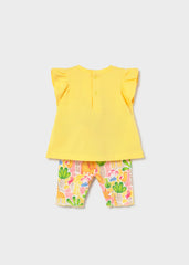 Conjunto Leggins Estampado Animales Amarillo Mayoral
