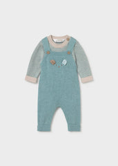 Set Primer Dia Tricot Oso Verde Mineral Mayoral