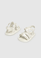 Sandalias sin Suela Flores Blanco Mayoral estilo