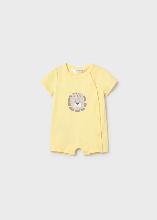 Pelele Estampado León Amarillo Mayoral