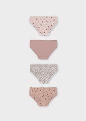 Set 3 Pantys Niña Estampado Rosa Mayoral Moda